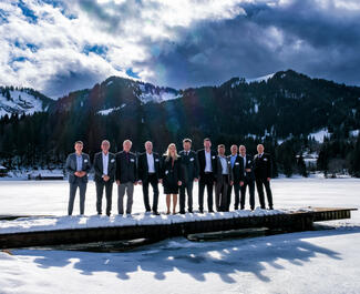 Das Team des BVSW und die Referenten freuen sich über den Besucherrekord bei der 11. BVSW-Wintertagung am Spitzingsee.