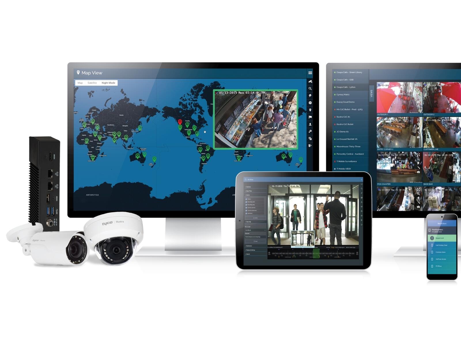 Mit Openblue Cloudvue bündelt Johnson Controls Cloud-Sicherheitslösungen wie Videoüberwachung und Zutrittskontrolle in einem neuen, leistungsstarken Service-Angebot. 