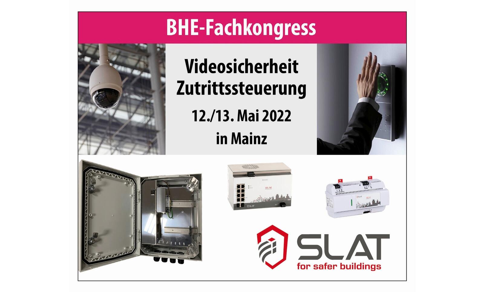 Slat ist als Partner des BHE-Fachkongresses in Mainz vor Ort. 